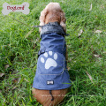 Hot Saling kalt Wetter Fleece gefüttert Sport Hund Haustier Weste Kleidung Jacke mit reflektierenden Futter und Pfote Haustier Hund Mantel